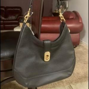 Coach Leather Amber Hobo Shoulder Bag